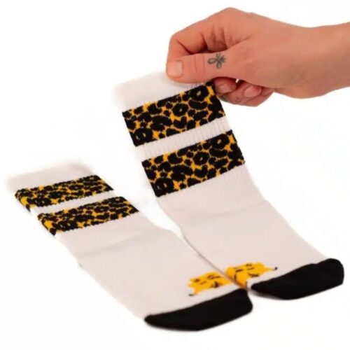 bombažne nogavice Leopardo Rayas