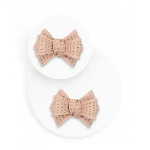 Sponke s pentljo z zakovicami - Beige