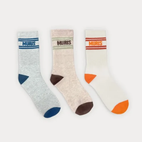 Komplet nogavic Woman (3 pack) - Beige / White / Grey